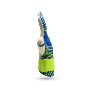 Duimkant blauw groen
