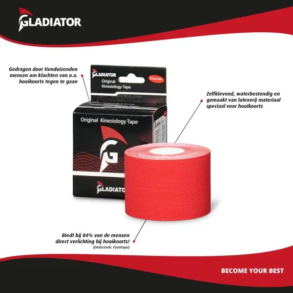gladiator sports hooikoorts tape usps